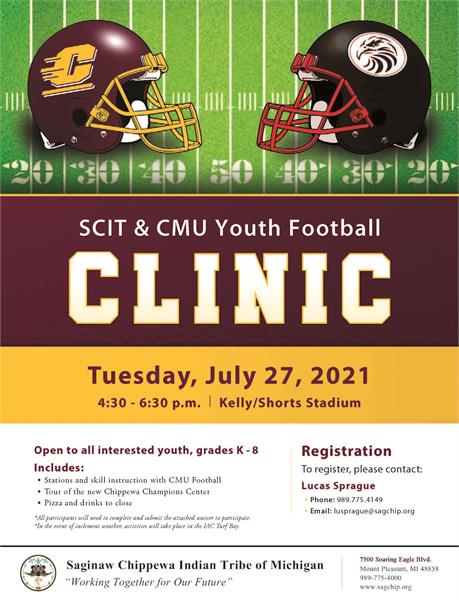SCIT \u0026 CMU Youth Football Clinic 