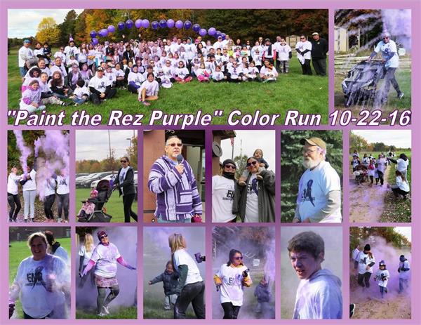 Paint the Rez Purple