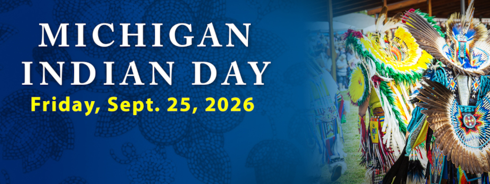 Michigan Indian Day Banner Image