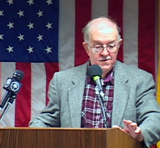 Chippewa Township Supervisor George Grimm
