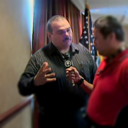 UToM Chair and Saginaw Chippewa Tribal Chief Fred Cantu Jr.