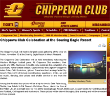 Chippewa Club celebrate football season end at Soaring Eagle