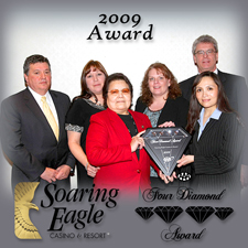 Soaring Eagle Casino & Resort awarded 4-Diamond  status again for 2009